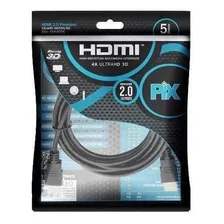 Cabo Hdmi 5m 2.0 4k 19 Pino Chip Sce 018-2225 Foto mini  2