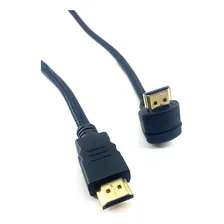Cabo Hdmi 80cm Pequeno Curto Ponta 90 Graus (atacado R,80) Foto mini 1