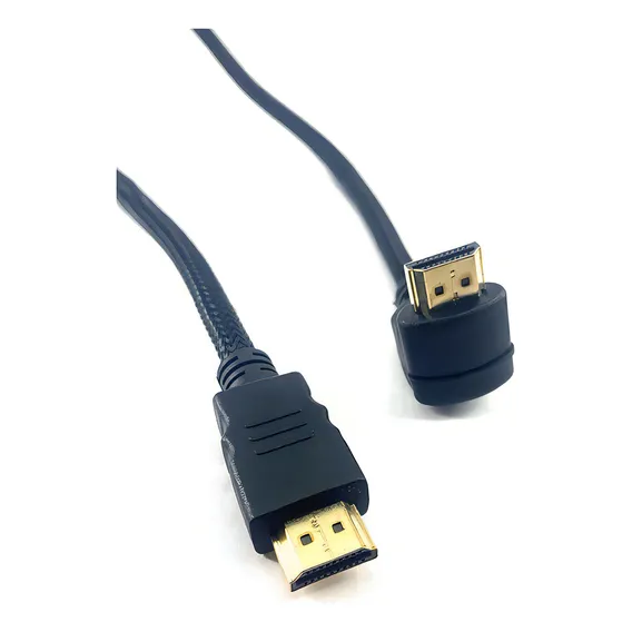 Cabo Hdmi 80cm Pequeno Curto Ponta 90 Graus (atacado R,80) Foto 1