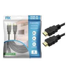 Cabo Hdmi 90 Graus 2 Metros 2.0 3d 4k 19 Pinos Pix 018-3322 Foto mini  2