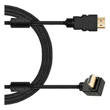 Cabo Hdmi 90 Graus Full Hd Hdmi X Hdmi 2 Metros 2m Foto mini  3