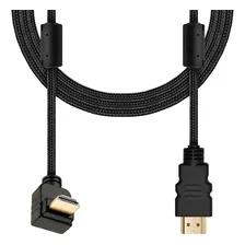 Cabo Hdmi 90 Graus Full Hd Hdmi X Hdmi 2 Metros 2m Foto mini  2
