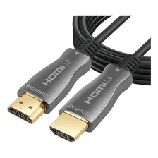 Cabo Hdmi Fibra Ótica Ou Fibra Óptica 2.0 4k 20 Metros Foto mini  2