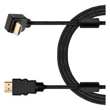 Cabo Hdmi L 90 Graus 5m Blindado 2.0 Ethernet 5 Metros 4k 3d Foto mini  2