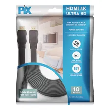 Cabo Hdmi Pix 10m Flat 4k Ultrahd 018-5027 Foto mini 2