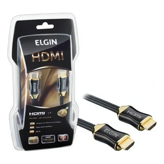 Cabo Hdmi Premium 2 Metros 4k Elgin Foto 1