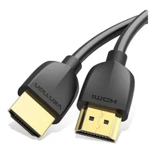 Cabo HDMI preto Vention AAIBG de 1 cabo HDMI 2.0 macho para 1 cabo HDMI 2.0 macho Foto mini 1