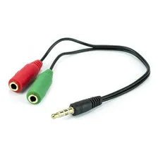 Cabo Headset Para Fone, 2 P2 Fêmea Para 1 P2 Macho Foto  mini 1