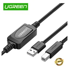 Cabo Impressora Usb 2.0 A/b Scanner Ativo Hp Epson Canon 15m Foto  mini 1