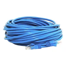 Cabo Internet Azul Cat5e 20 Metros Crimpado Rj45 Foto mini 4
