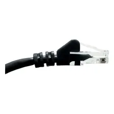 Cabo Internet Cat6 Alta Velocidade Cat6 1,5 Metro Giga Preto Foto  mini 1