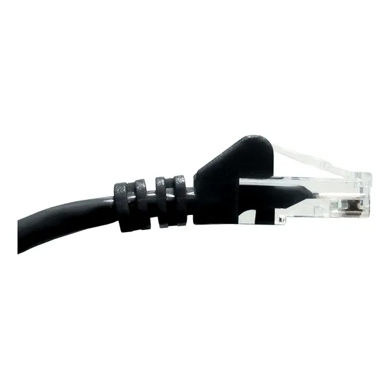 Cabo Internet Cat6 Alta Velocidade Cat6 1,5 Metro Giga Preto Foto 1