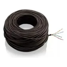 Cabo Internet Rede 200 Metros Cat 5e 4 Pares Utp Cftv Foto mini 1
