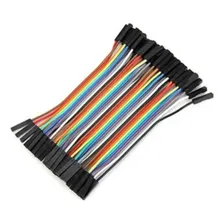 Cabo Jumper 10cm Femea X Femea 40 Unid Pic/arduino Foto mini  3