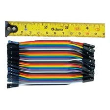 Cabo Jumper 10cm Femea X Femea 40 Unid Pic/arduino Foto mini  2
