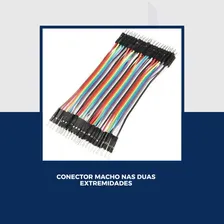 Cabo Jumper 10cm Macho X Macho 40 Unid Pic/arduino Foto mini  3