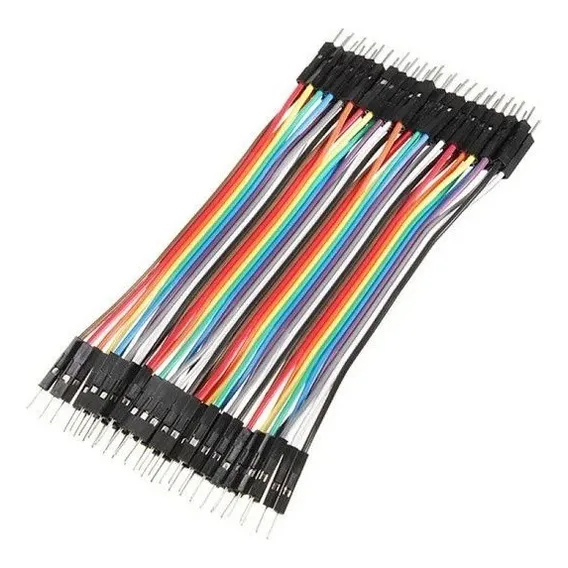 Cabo Jumper 10cm Macho X Macho 40 Unid Pic/arduino Foto 1