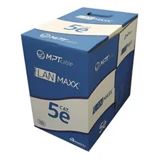 Cabo Lan Cat5e Preto 305m Utp 24awg Cmx Mptcable Rede Rj45 Foto mini 1