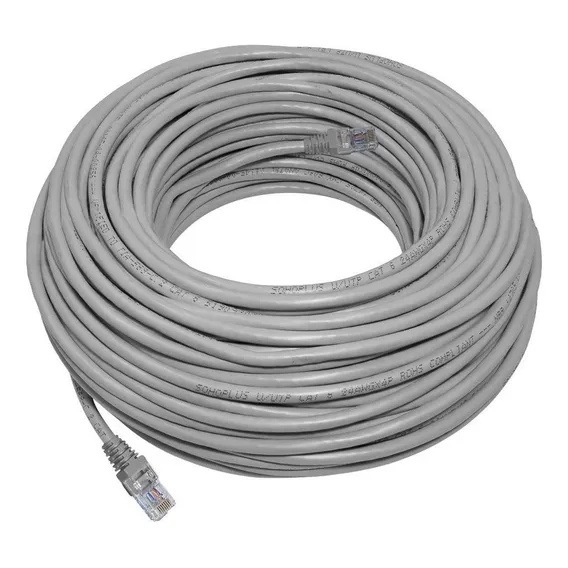 Cabo Lan Utp Furukawa Crimpado Cinza Rj45 Cat6 15 Metros Foto 1