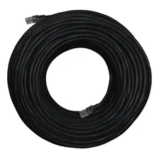 Cabo Lan Utp Furukawa Crimpado Preto Rj45 Cat6 20 Metros Foto mini  2