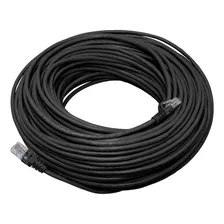 Cabo Lan Utp Furukawa Preto Rj45 Crimpado Cat5e 50 Metros Foto mini 1