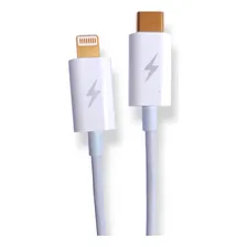 Cabo Lightning 6a Ultra Turbo 66w Cabo Carregamento Rapido Cor Branco Foto mini  2