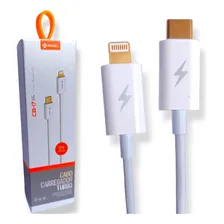 Cabo Lightning 6a Ultra Turbo 66w Cabo Carregamento Rapido Cor Branco Foto  mini 1