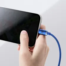 Cabo Lightning Para iPhone E iPad Baseus Reforçado 2 Metros Foto mini 1