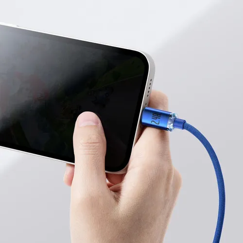 Cabo Lightning Para iPhone E iPad Baseus Reforçado 2 Metros Foto 1