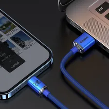 Cabo Lightning Para iPhone E iPad Baseus Reforçado 2 Metros Foto mini 2