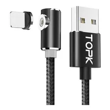 Cabo Magnético L 90° Imã Micro Usb V8 Tipo-c Android Foto  mini 1