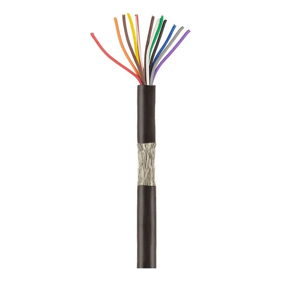 Cabo Manga 12x26 Awg - Com Blindagem Preto - 10 Mt Foto 1
