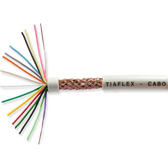 Cabo Manga 14x26 Awg - Com Blindagem Preto - 5 M Foto 1