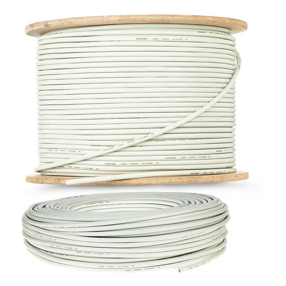 Cabo Manga 6x26 Awg - Sem Blindagem Bege - 2 M Foto 1