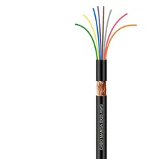 Cabo Manga 8x26 Awg - Com Blindagem Preto - 100 Metros Foto  mini 1