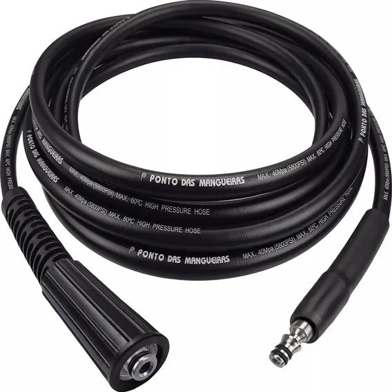 Cabo Mangueira Lava Jato Vap Wap Premier - 06mtros R1 Cor Preto Foto 1