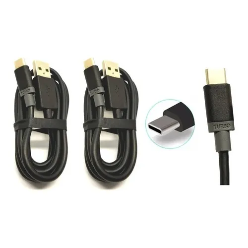 Cabo Mi 8 Redmi Xaomi Note Turbo Usb Tipo C Dados Cor Preto Foto 1