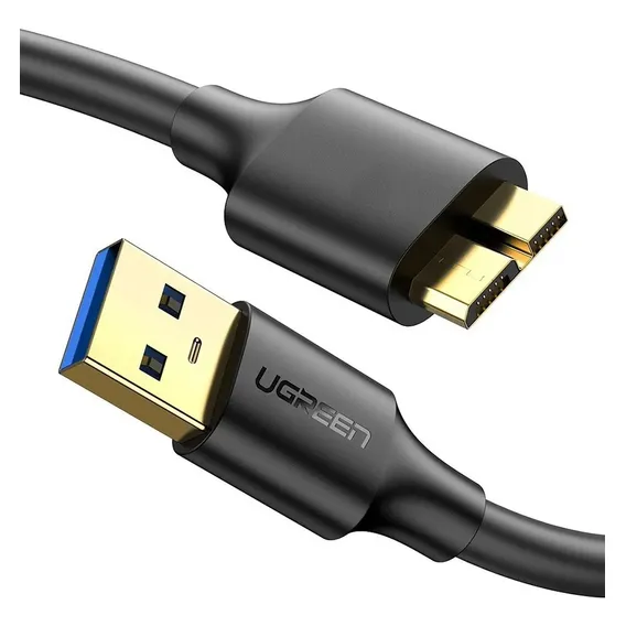 Cabo Micro Usb B Para Usb 3.0 Macho 2m Ugreen Foto 1