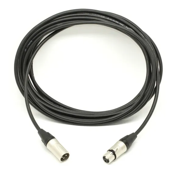 Cabo Microfone 2x0,30 Xlr Canon Balanceado Profissional 20m Foto 1
