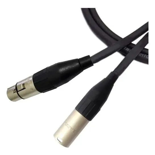 Cabo Microfone Balanceado Santo Angelo Xlr E Xlr 3 Metro Dmx Foto 1