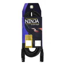 Cabo Microfone Balanceado Xlr Santo Angelo Ninja 9,15 Metros Foto mini 1