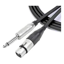 Cabo Microfone E Violão Mono Xlr / P10 10 Metros Foto mini  2