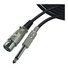 Cabo Microfone E Violão Mono Xlr / P10 10 Metros Foto mini 4