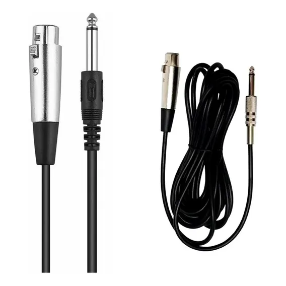 Cabo Microfone Mono Xlr - P10 3 Metros Resistente Foto 1