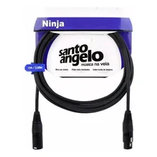 Cabo Microfone Santo Angelo Ninjal Xlrm X Xlrf 4,57 metros Foto mini  2