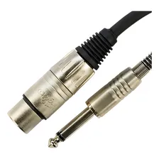 Cabo Microfone Santo Ângelo P10 Xlr Fêmea 3m Foto mini  2