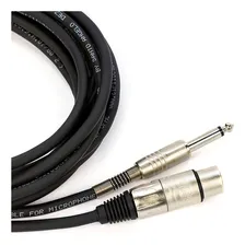 Cabo Microfone Santo Ângelo P10 Xlr Fêmea 3m Foto  mini 1