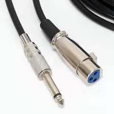 Cabo Microfone Violao Xlr Canon X P10 Mono 10 Metros Foto mini  2