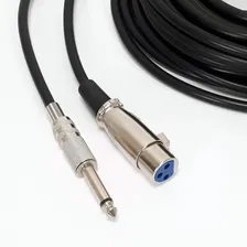 Cabo Microfone Violao Xlr Canon X P10 Mono 10 Metros Foto mini 4