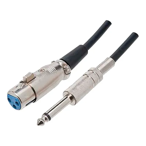 Cabo Microfone Violao Xlr Canon X P10 Mono 10 Metros Foto 1